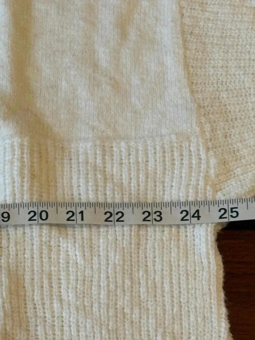 Vintage Boundary Waters Cream Mixed Knit Sweater